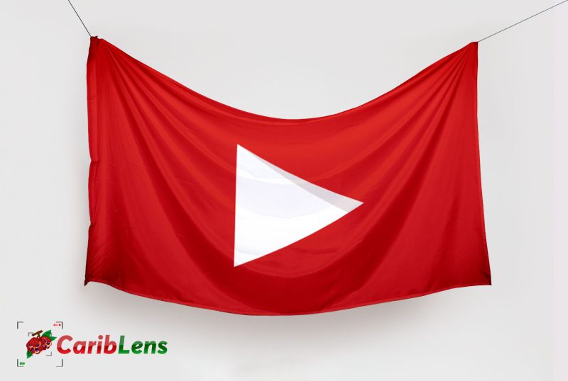 YouTube video icon logo flag background Social Media 3D flag PNG