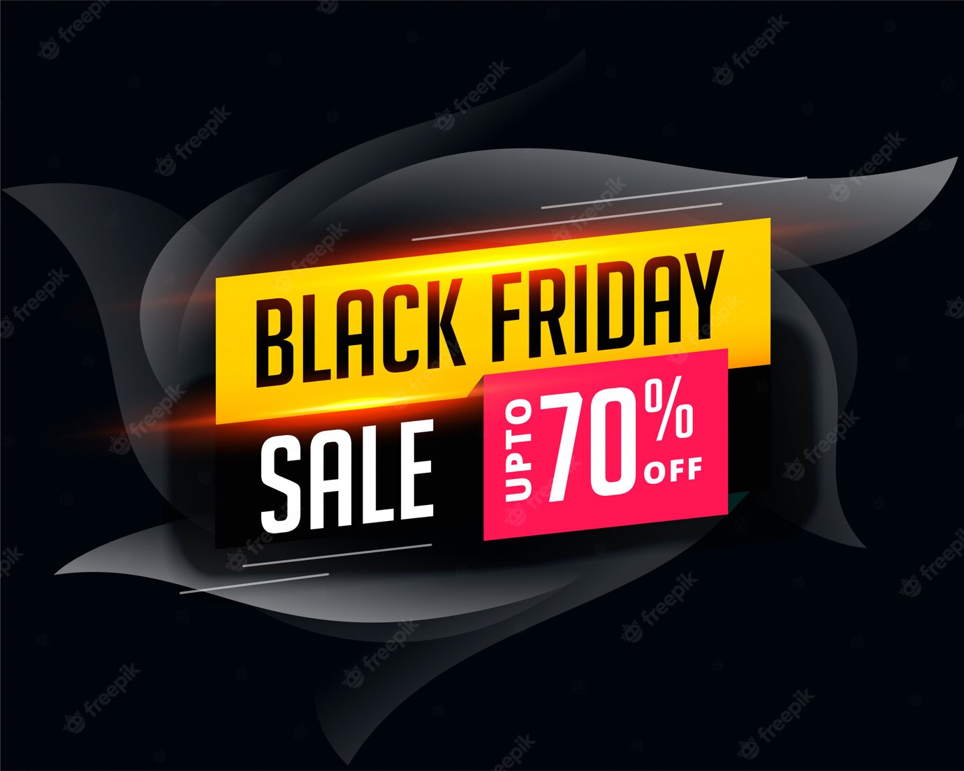 Abstract Attractive Black Friday Sale Banner 1017 16167