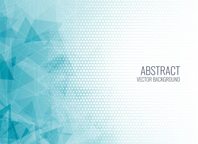 Abstract blue geometric shapes background Free Vector