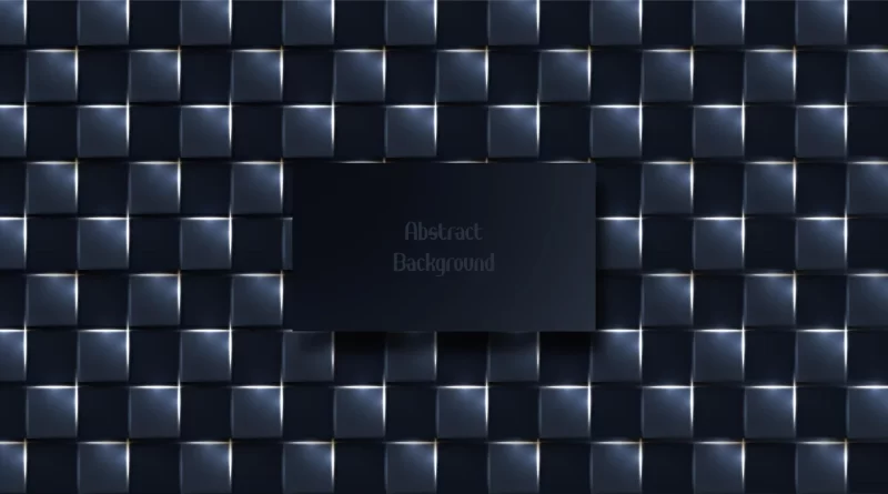 Abstract dark square background Free Vector