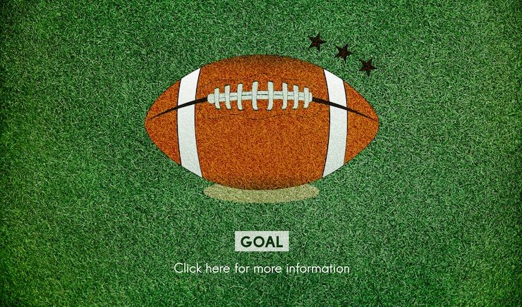 American Football Goal Sport Game Concept 53876 120386