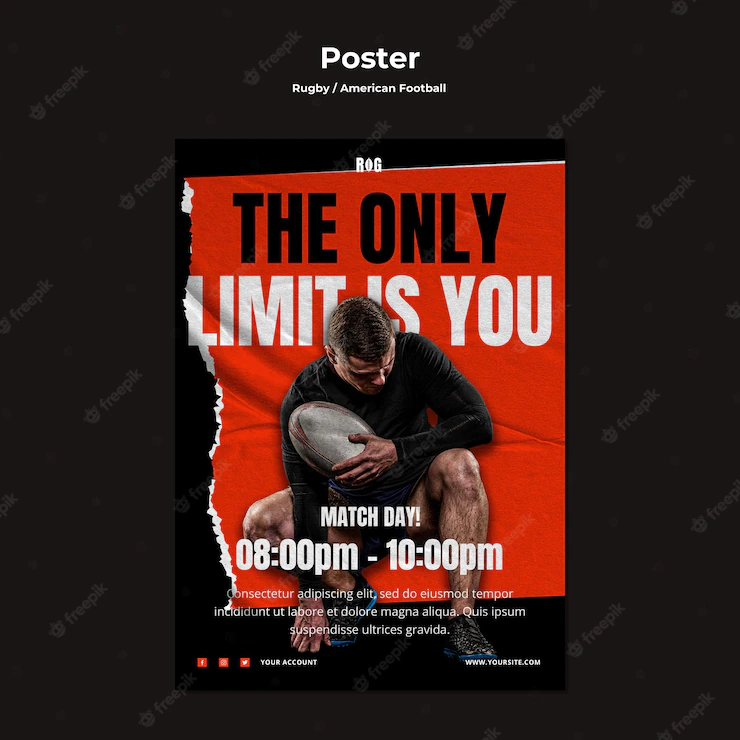 American Football Poster Template 23 2148818921