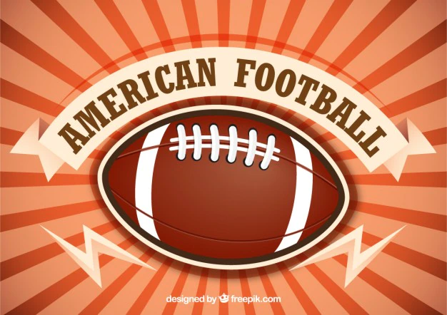 American Football With Sunburst 23 2147487239