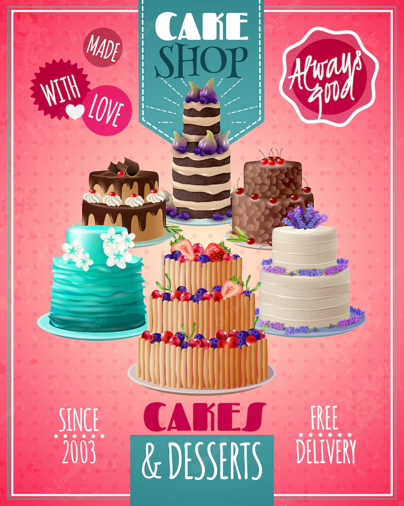 Baked Cakes Poster 1284 15479