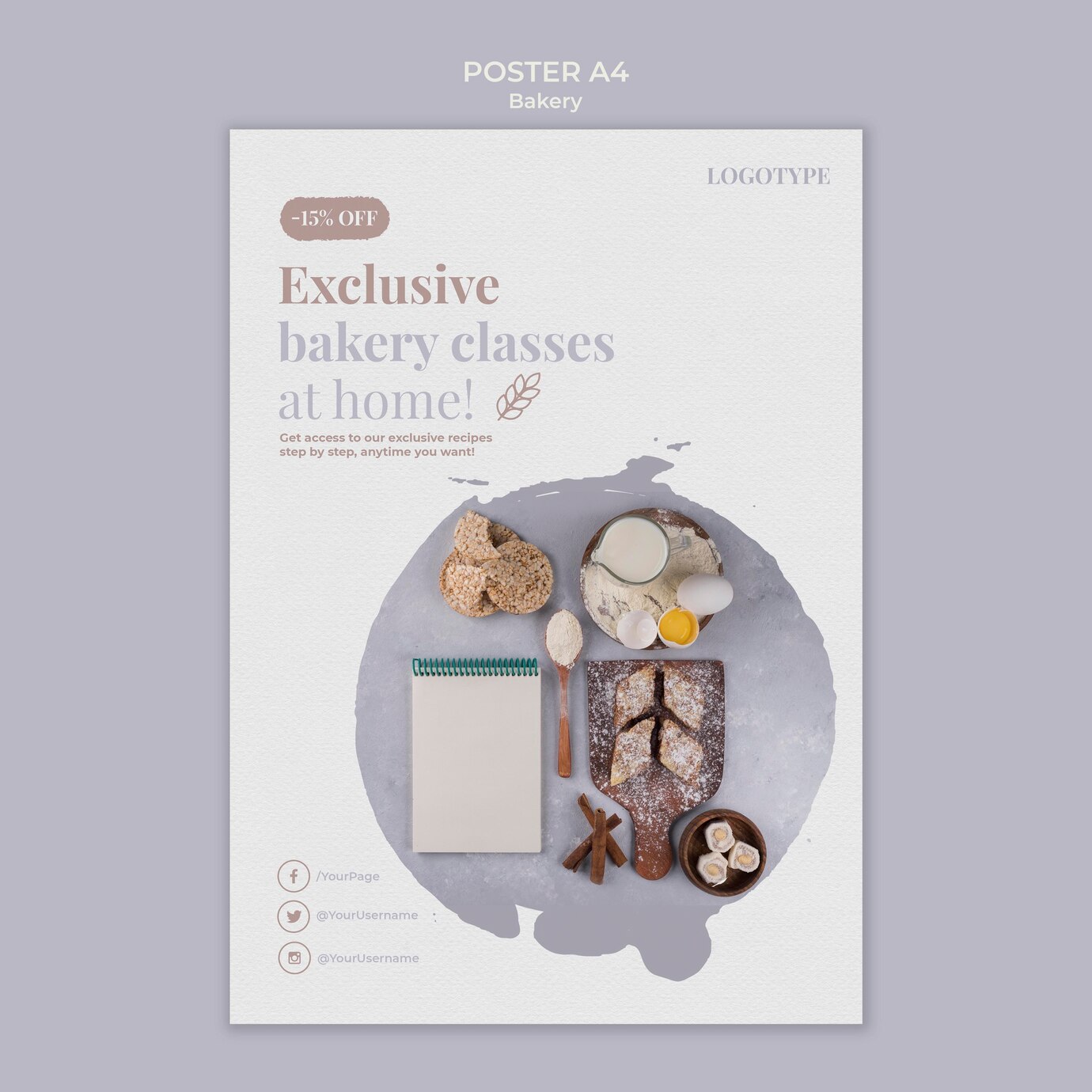 Bakery Ad Flyer Template 23 2148668999