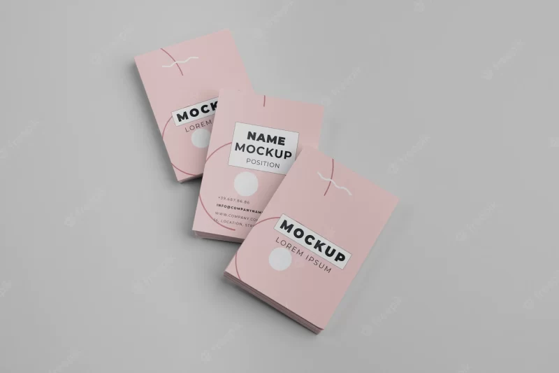 Beautiful visiting card mockup Free Psd