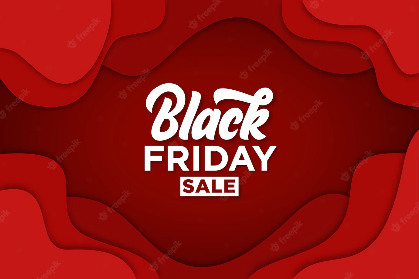 Black Friday Banner With Paper Cut Style 36662 753