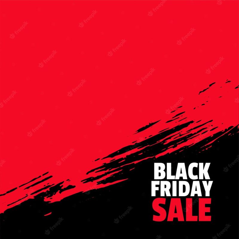 Black Friday sale background with text space Free Vector