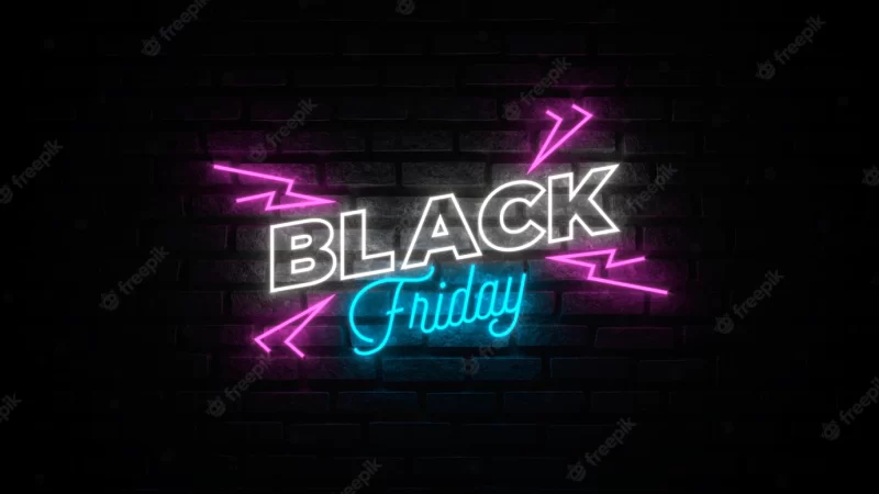 Black friday sale background Free Photo