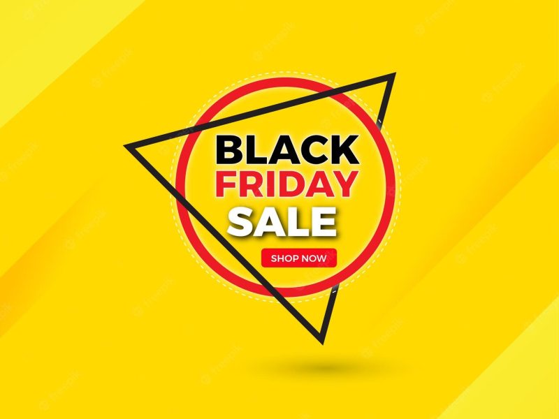 Black Friday sale banner design Premium Vector