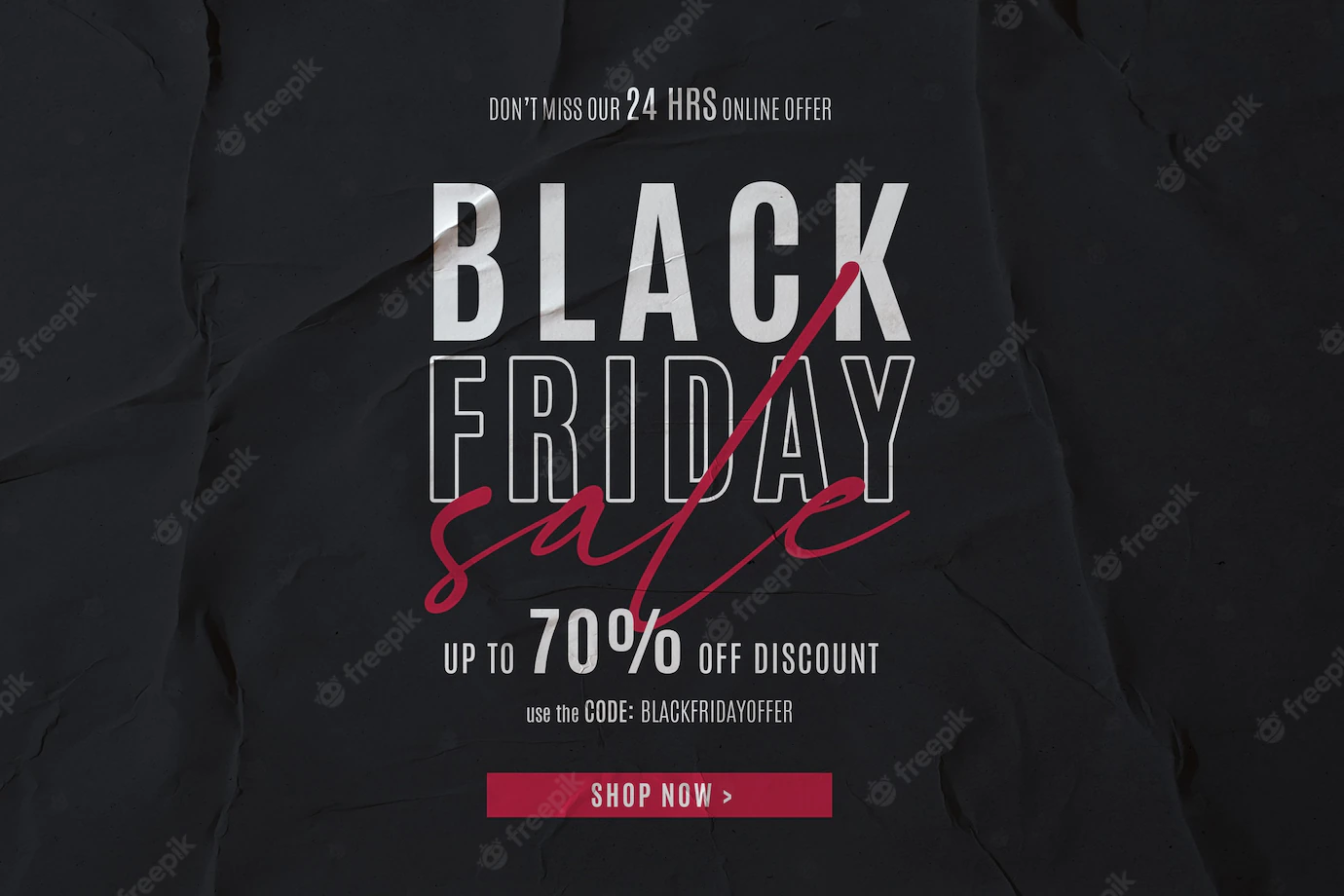 Black Friday Sale Banner Glued Paper Background 1361 2846