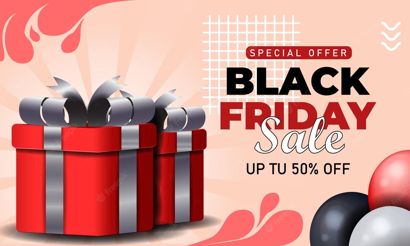 Black Friday Sale Banner Template Whit Pink Color 371090 28