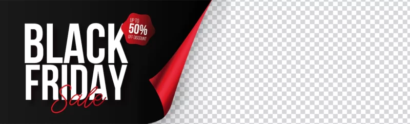 Black friday super sale banner with papercut design Free Vector