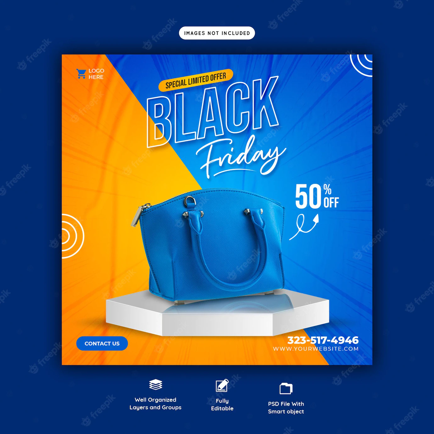 Black Friday Super Sale Social Media Banner Template 120329 2128