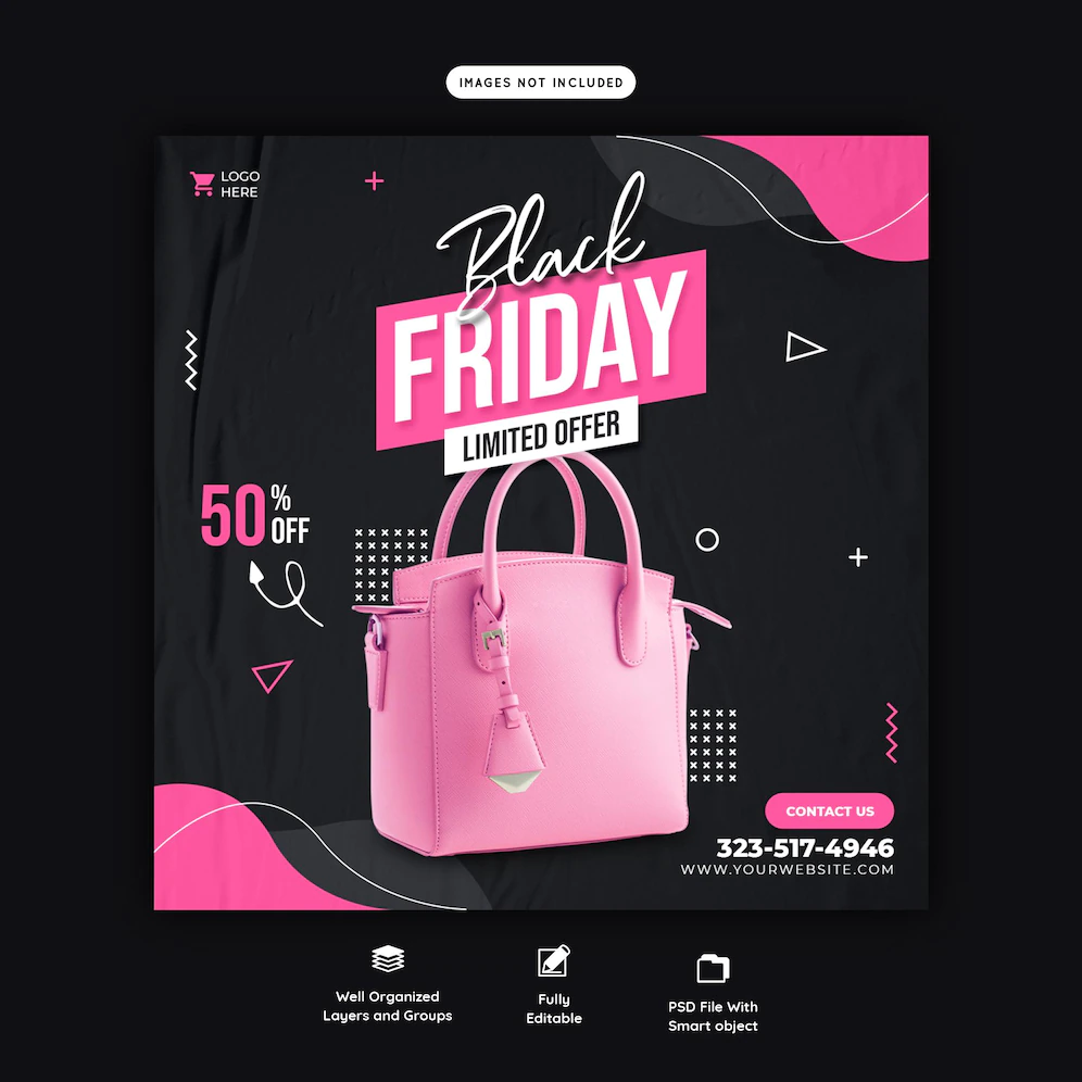 Black Friday Super Sale Social Media Banner Template 120329 2130