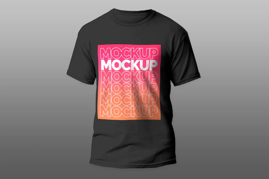 Black T Shirt Mockup 125540 430