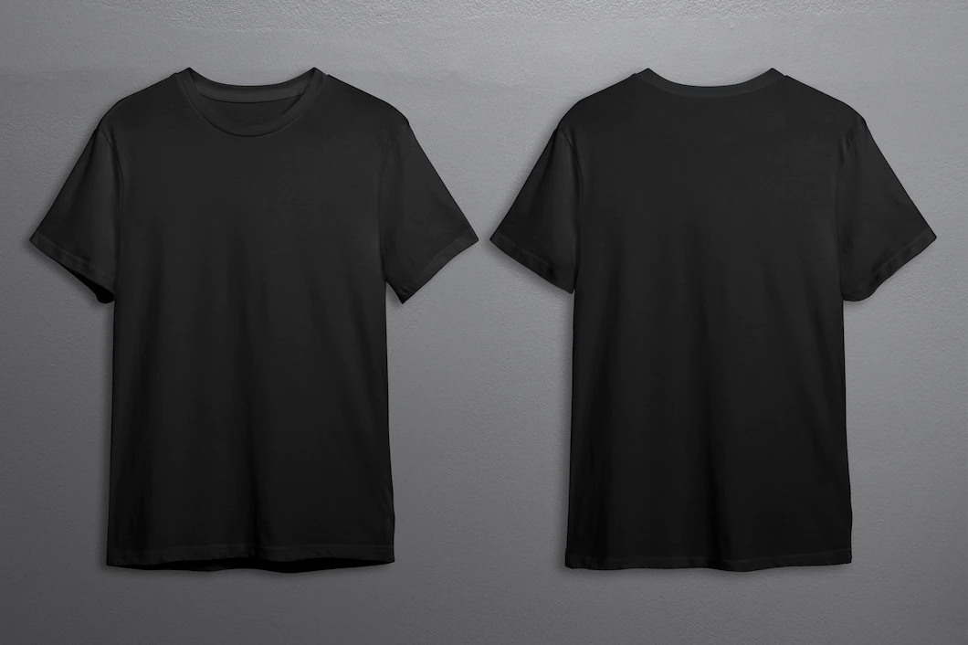 Black T Shirts With Copy Space 53876 102012