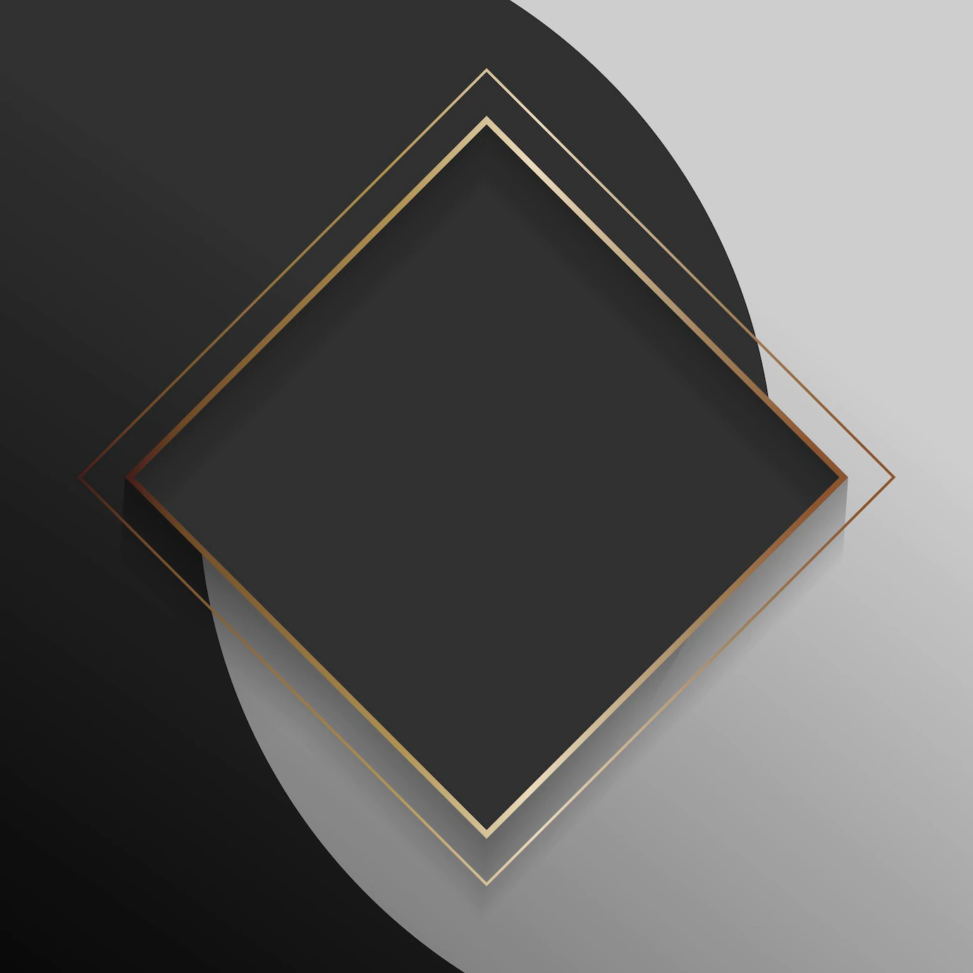 Blank Square Black Abstract Frame 53876 118817