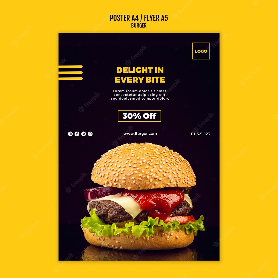 Burger Flyer Template 23 2148615956