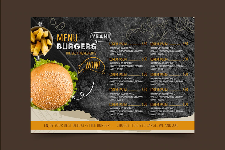 Burgers Restaurant Menu Template 23 2148899788