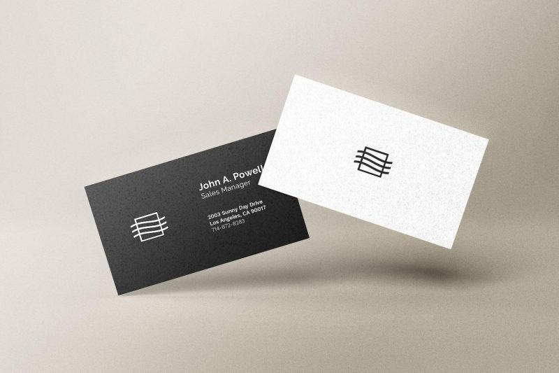 Business card mockup Free Psd