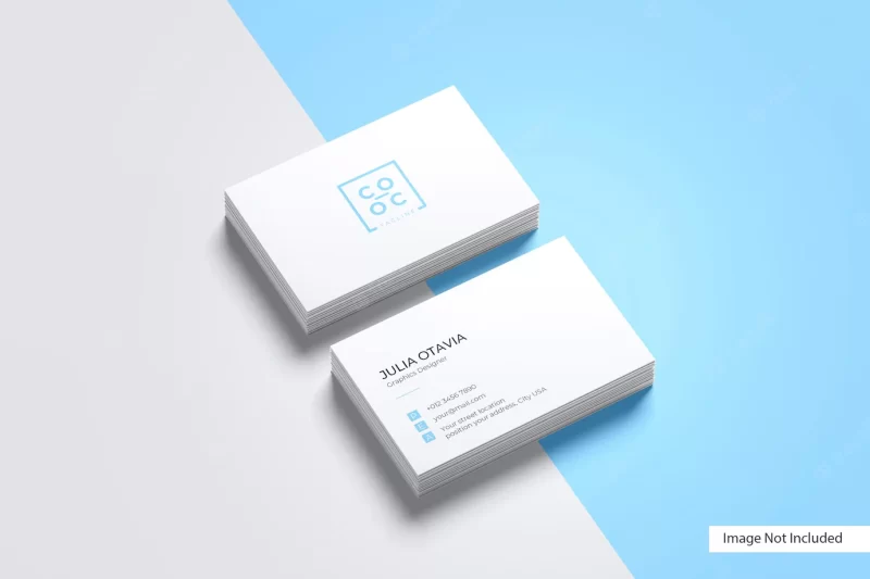 Business card mockup Free Psd