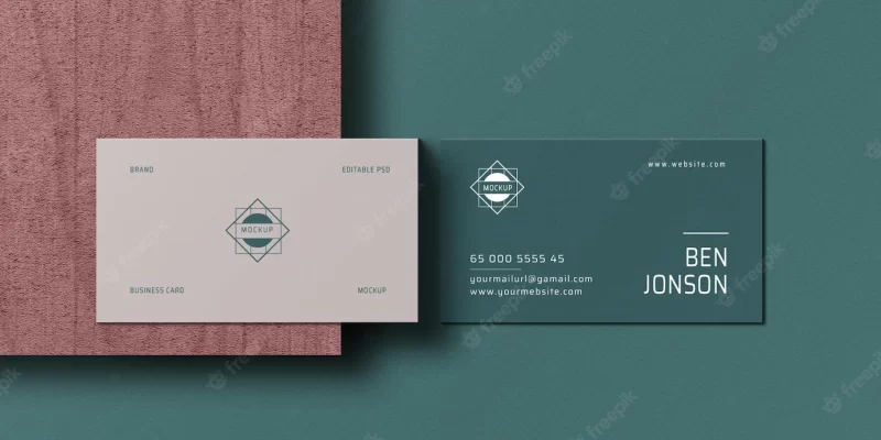 Business card mockup Free Psd