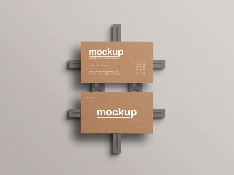 Business card mockup Free Psd