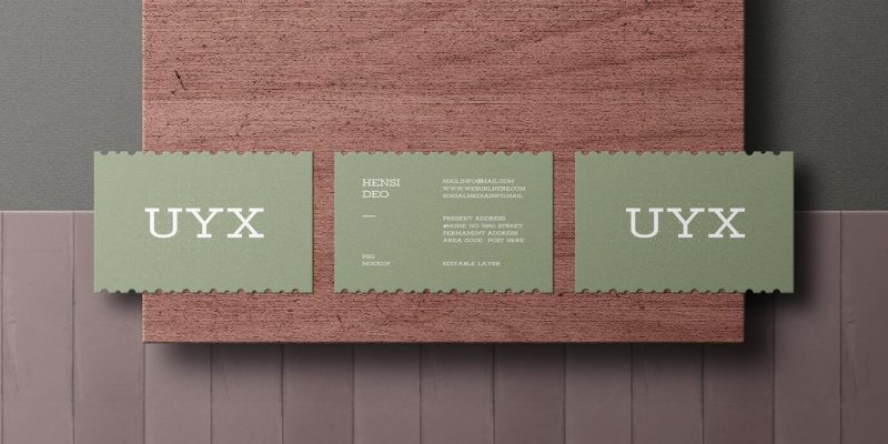 Business card mockup Free Psd