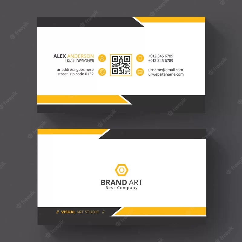 Business card template for business Free Psd