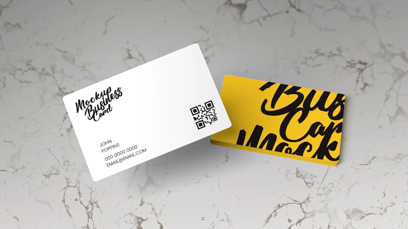 Business Cards Marble Surface Mockup 125540 1261