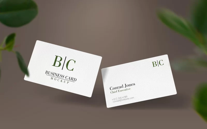 Business cards mockup Free Psd