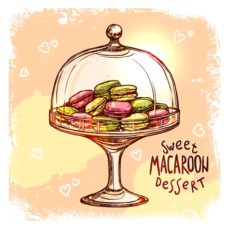 Candy jar sketch Free Vector