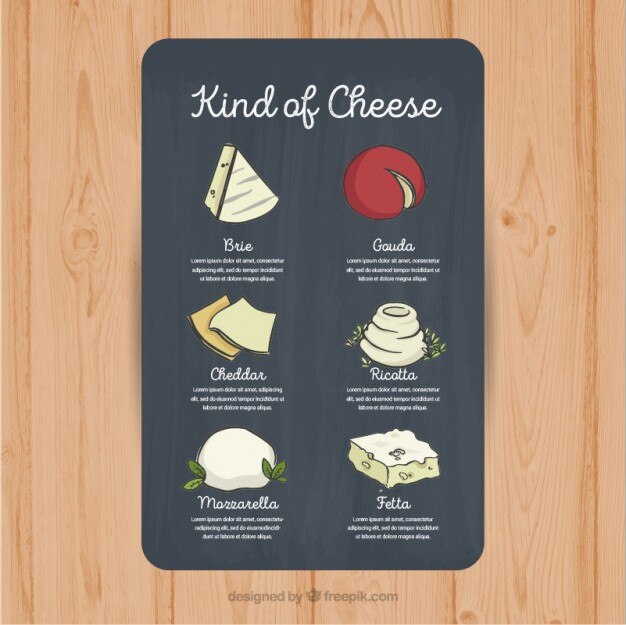 Card With Selection Cheeses 23 2147563611