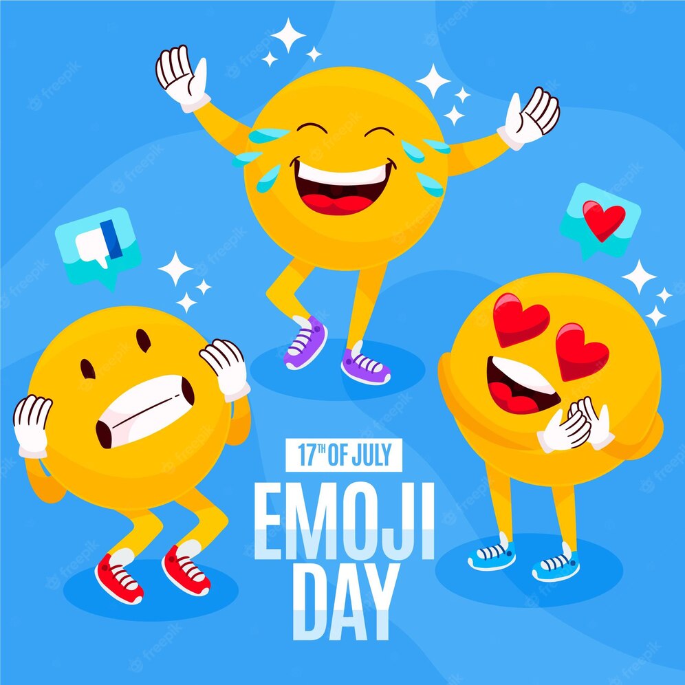 Cartoon World Emoji Day Illustration 23 2148962699