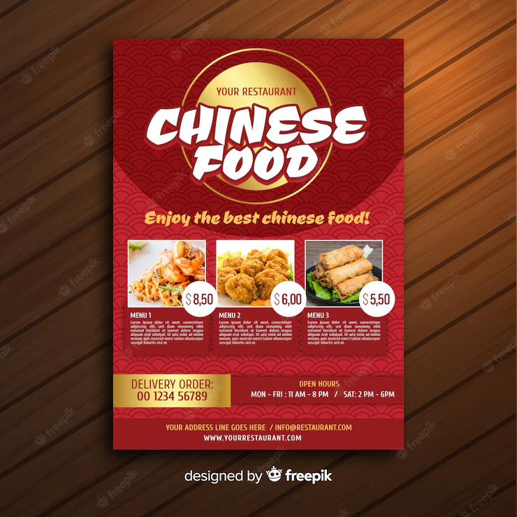 Chinese Food Flyer Template 23 2148065420