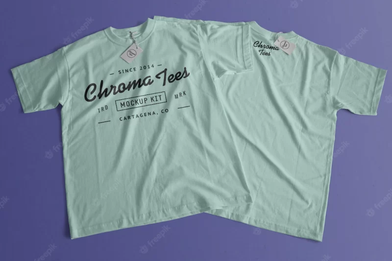 Chromatees tshirt mockup Free Psd