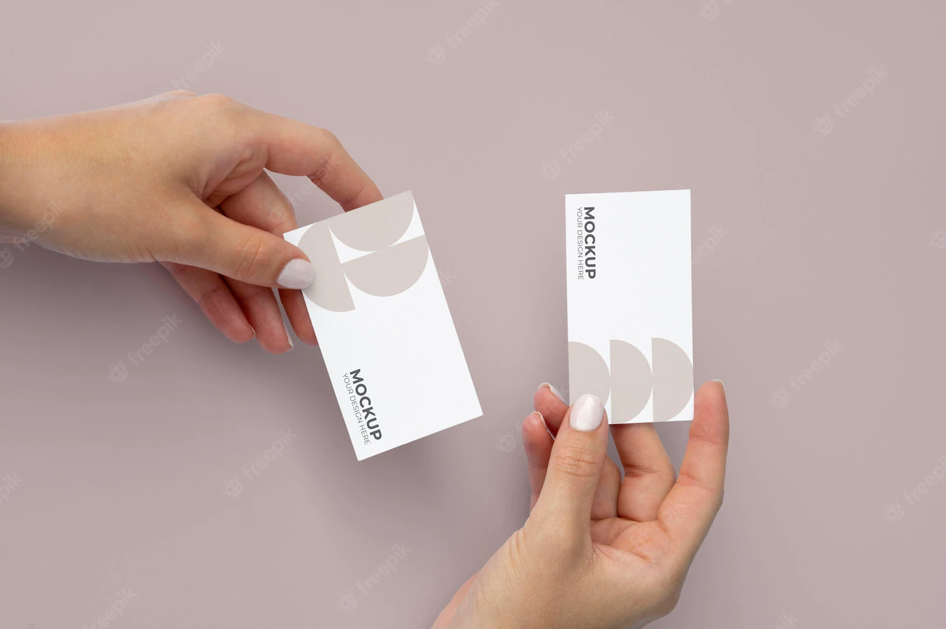 Close Up Hands Holding Business Card View 23 2149151249