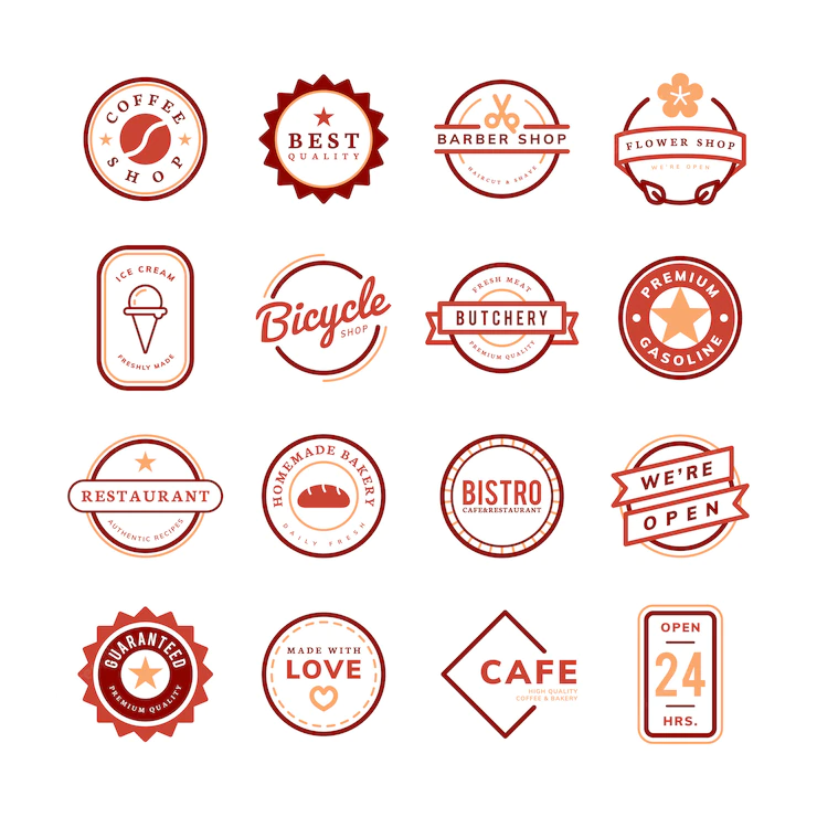 Collection Logo Badge Vectors 53876 58003