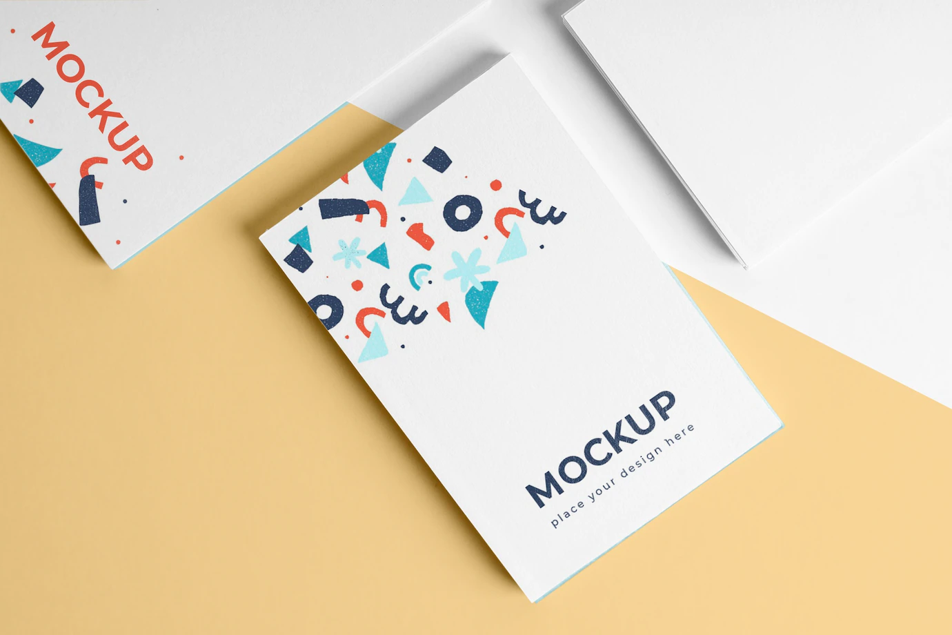 Composition Pattern Visiting Card Mock Up 23 2149054333