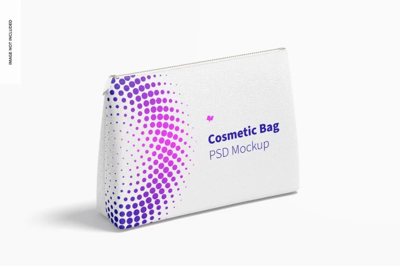 Cosmetic bag mockup Free Psd