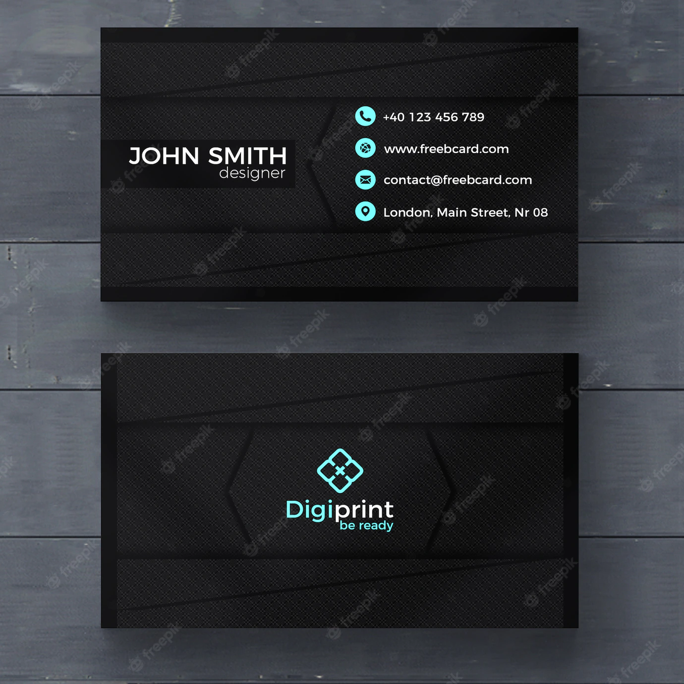 Dark Business Card Template 1051 1332