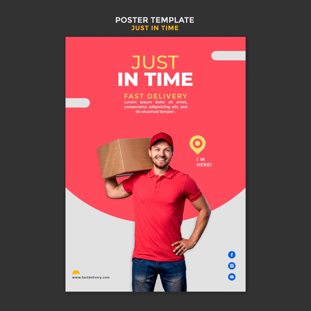 Delivery Company Ad Poster Template 23 2148795301