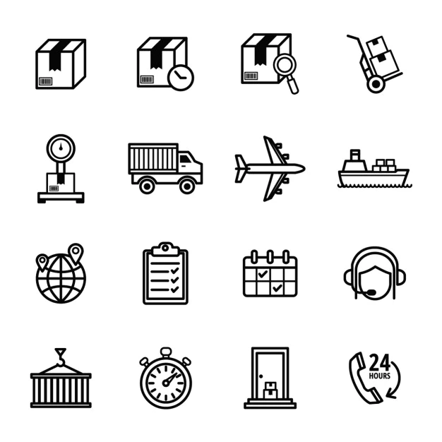 Delivery Icons Set 1126 36