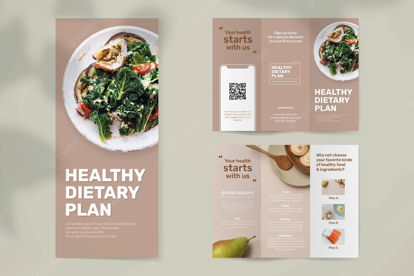 Dietary Program Brochure Template Psd 53876 123494