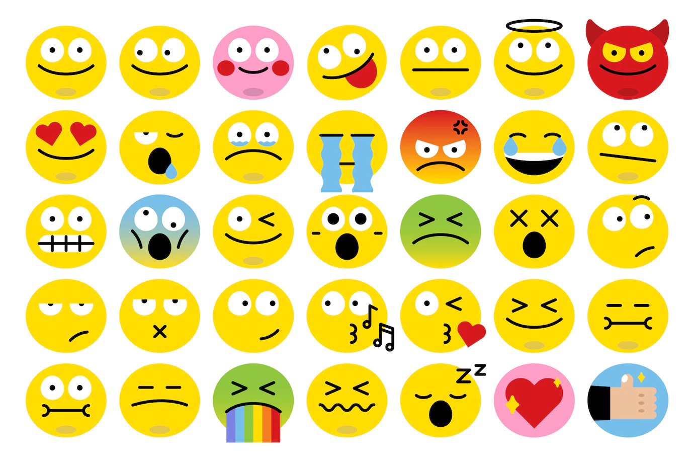 Different Emoji Set 53876 89109