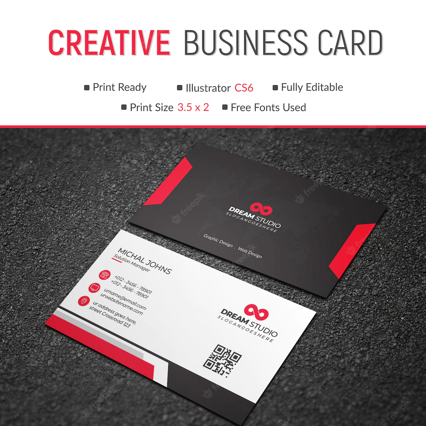 Elegant Business Card Template 1435 1221