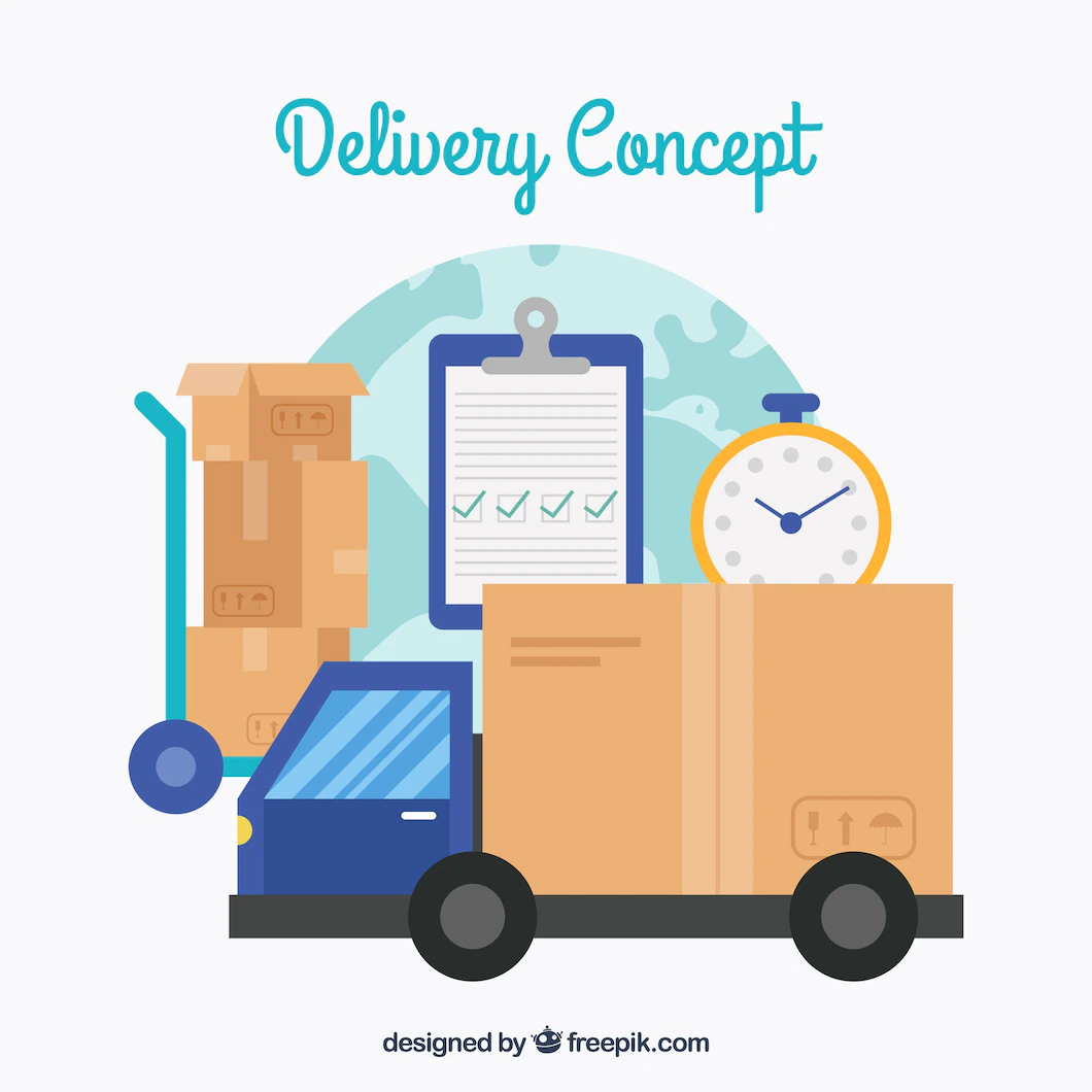 Elegant Delivery Concept With Flat Design 23 2147673159