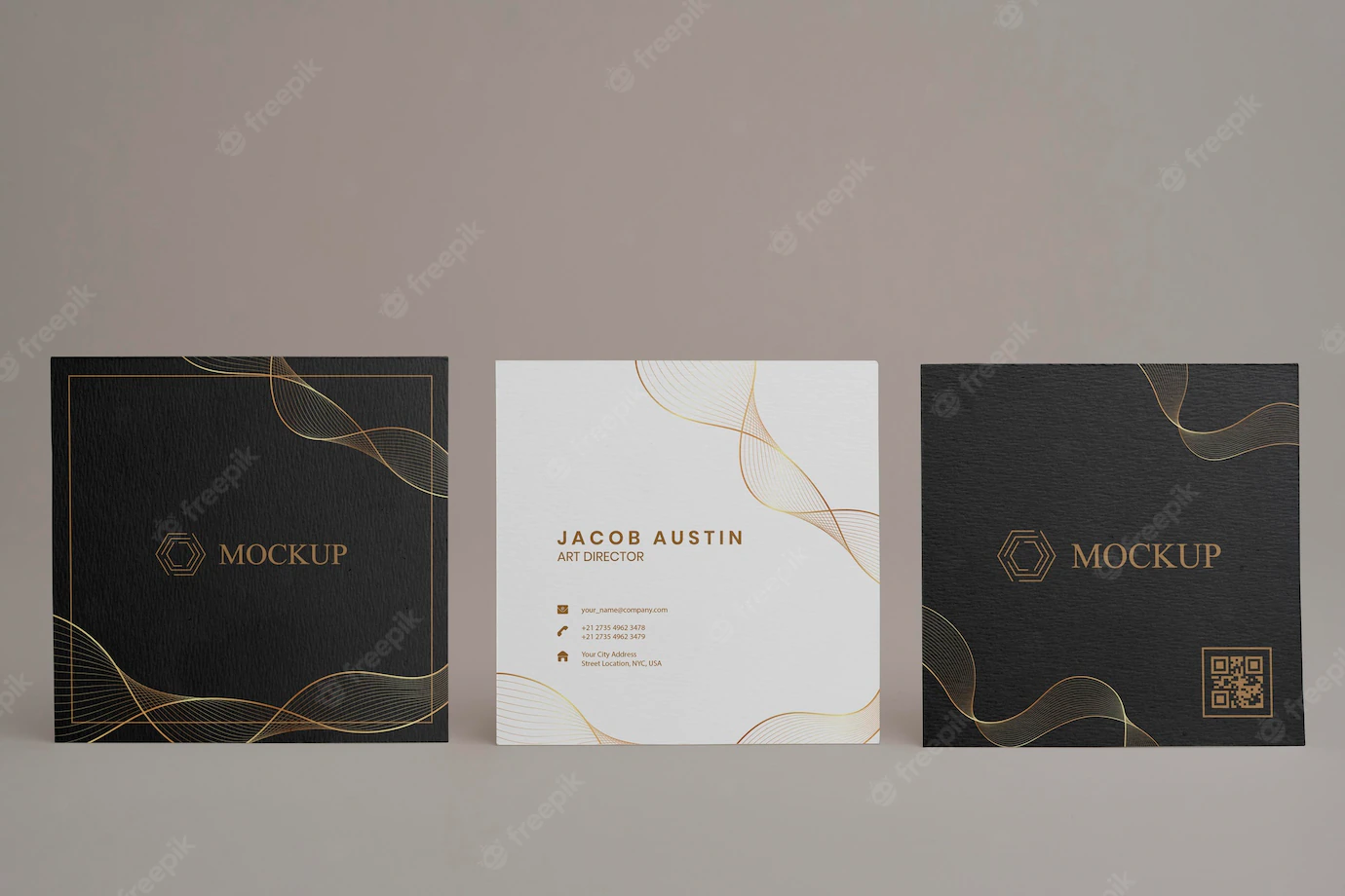 Elegant Mock Up Corporate Business Card 23 2149134552