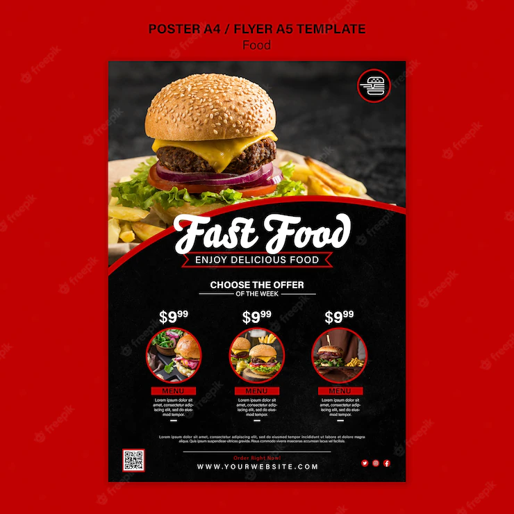 Fast Food Vertical Print Template 23 2149058366